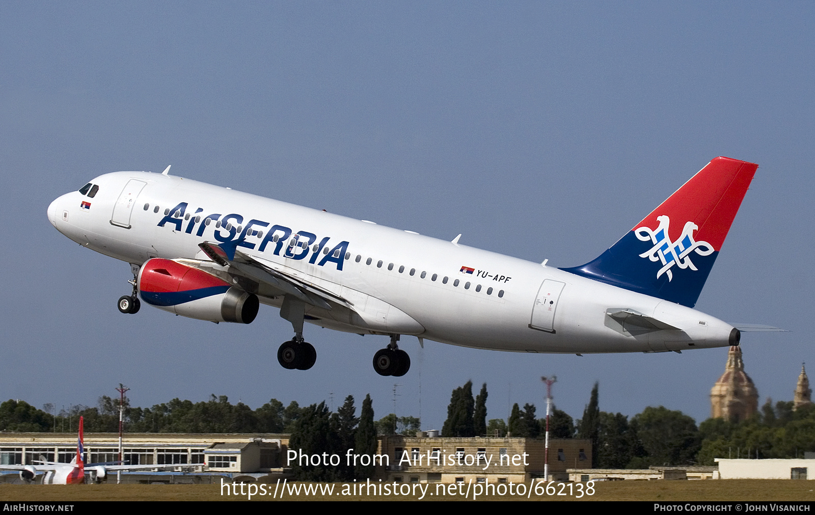 Aircraft Photo of YU-APF | Airbus A319-131 | Air Serbia | AirHistory.net #662138