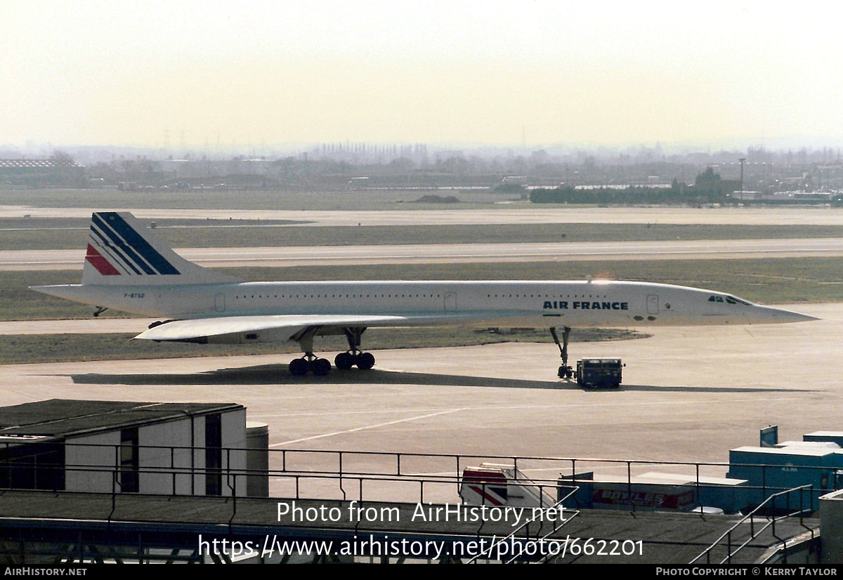 Aircraft Photo of F-BTSD | Aerospatiale-British Aerospace Concorde 101 | Air France | AirHistory.net #662201