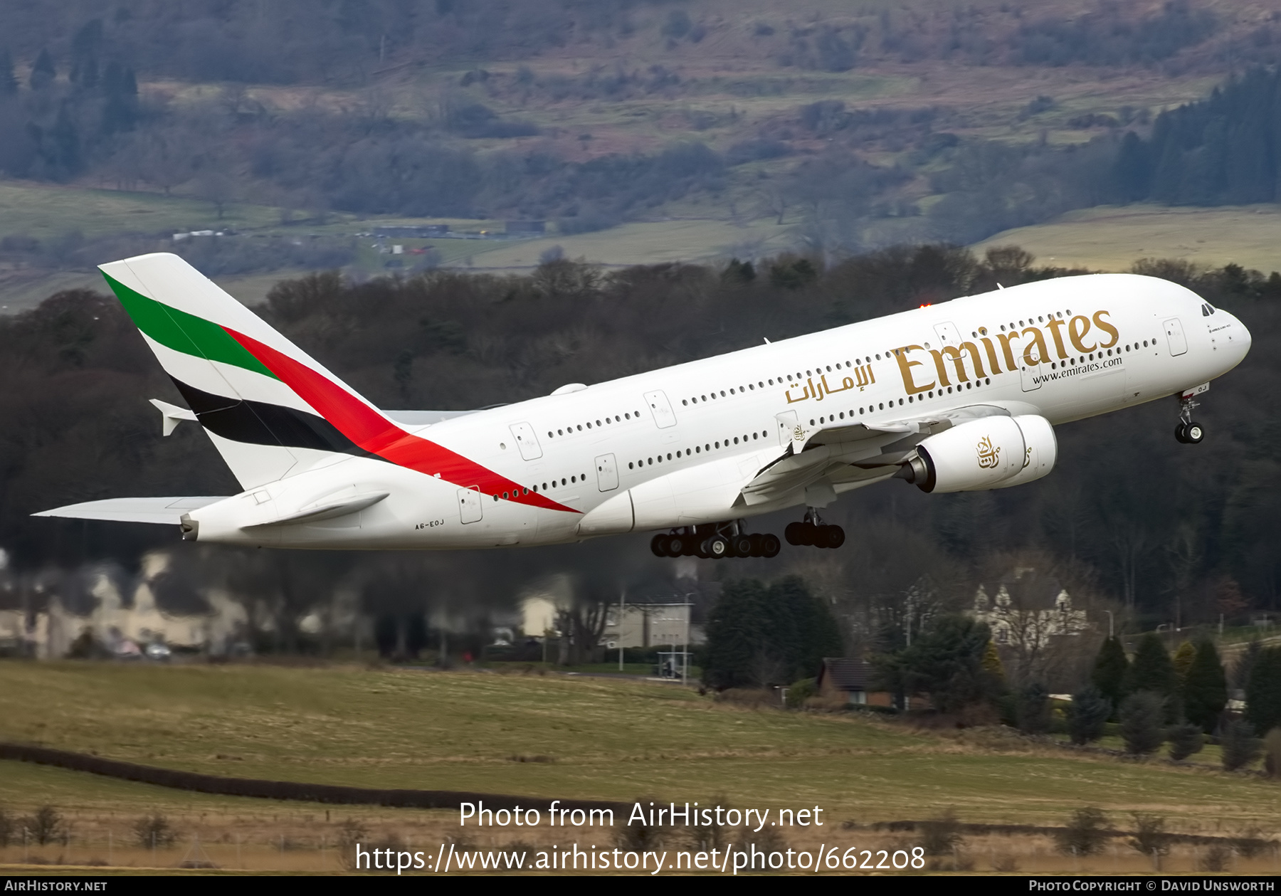 Aircraft Photo of A6-EOJ | Airbus A380-861 | Emirates | AirHistory.net #662208