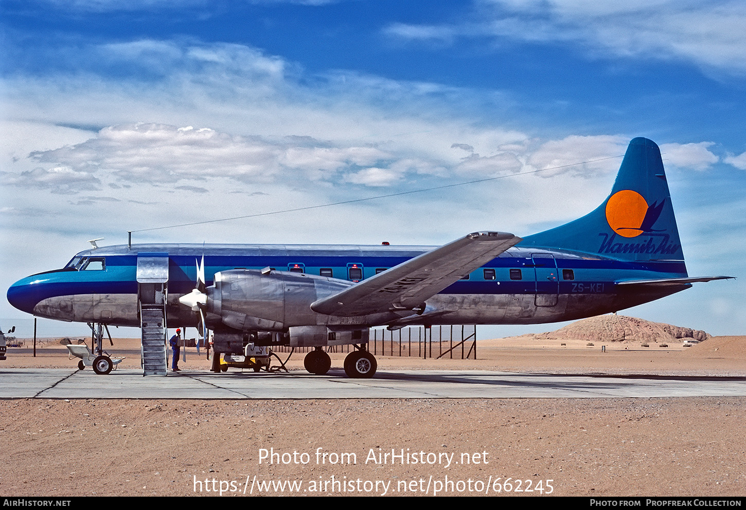 Aircraft Photo of ZS-KEI | Convair 580 | Namib Air | AirHistory.net #662245