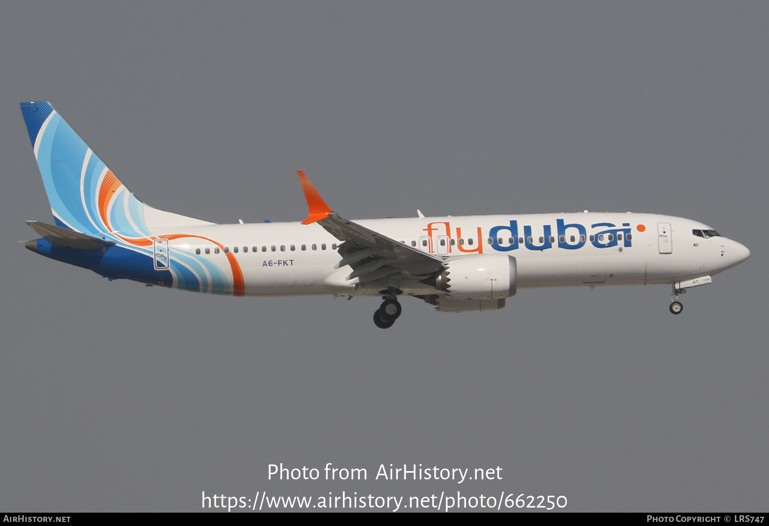 Aircraft Photo of A6-FKT | Boeing 737-8 Max 8 | Flydubai | AirHistory.net #662250