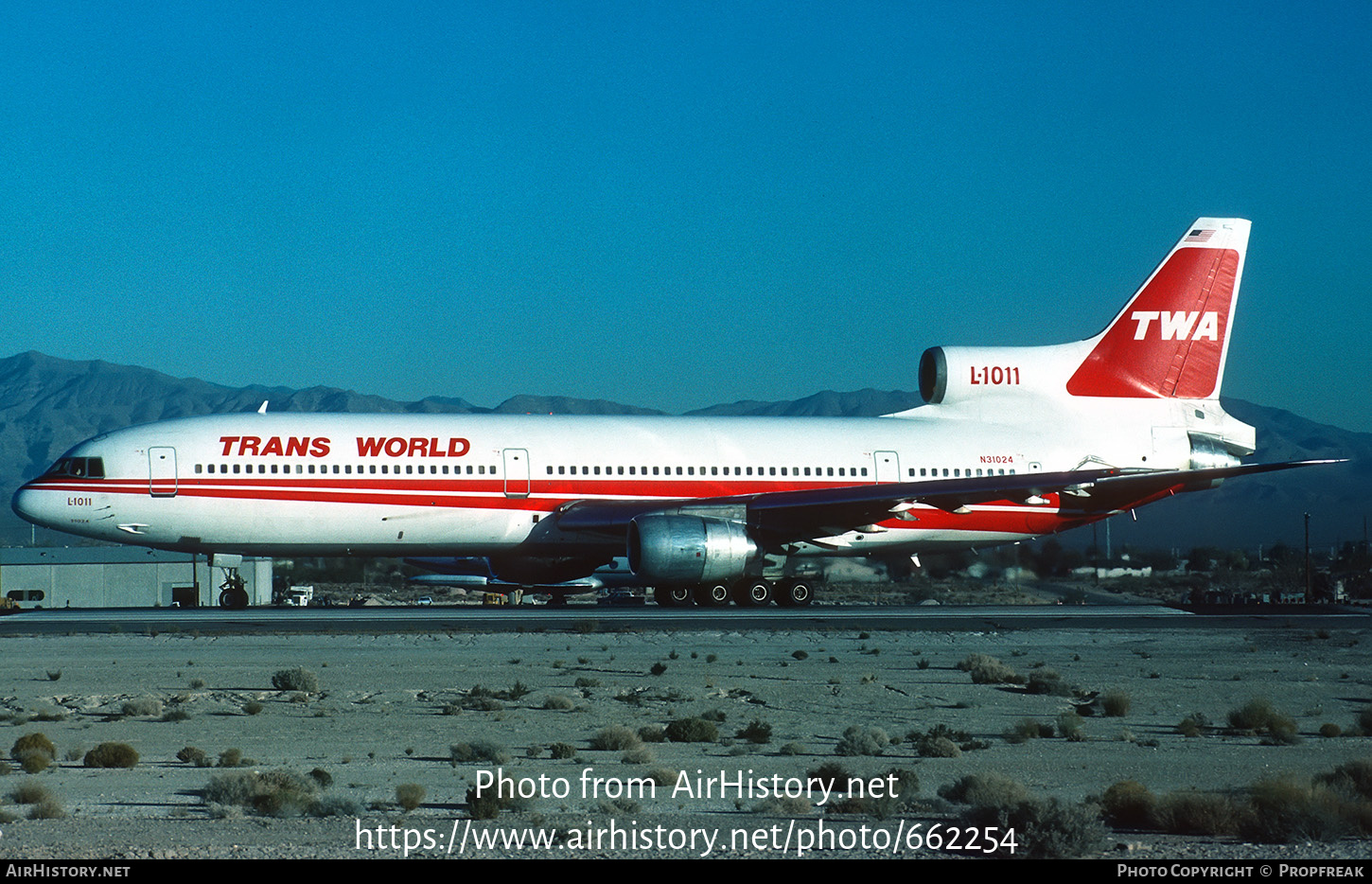 Aircraft Photo of N31024 | Lockheed L-1011-385-1 TriStar 50 | Trans World Airlines - TWA | AirHistory.net #662254