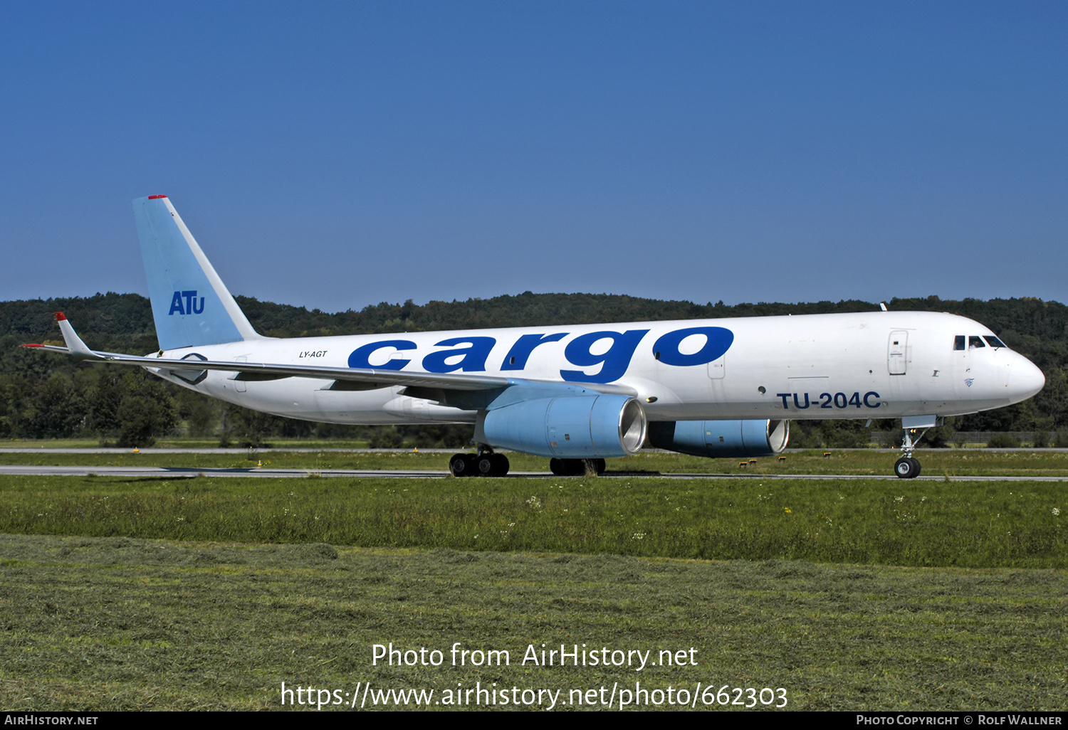 Aircraft Photo of LY-AGT | Tupolev Tu-204-100 | Aviastar-TU Airlines - ATU Cargo | AirHistory.net #662303