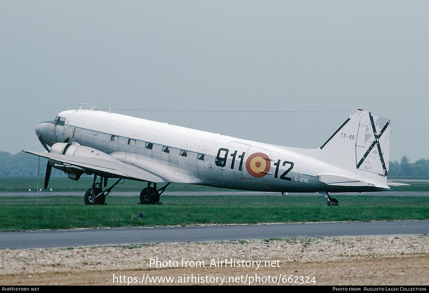 Aircraft Photo of G-BFHC / T.3-66 | Douglas C-47A Skytrain | Spain - Air Force | AirHistory.net #662324