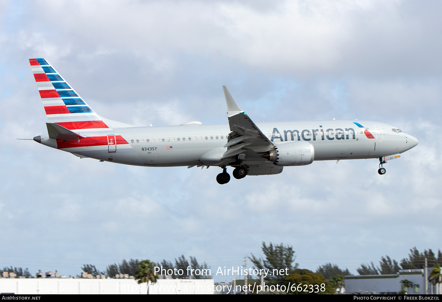 Aircraft Photo of N343SY | Boeing 737-8 Max 8 | American Airlines ...