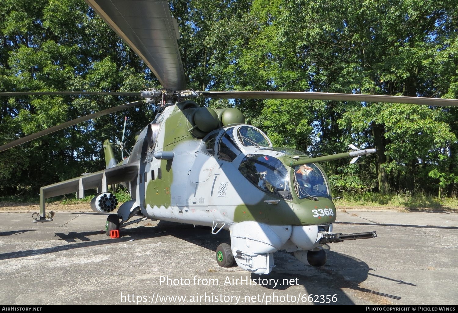 Aircraft Photo of 3368 | Mil Mi-35 | Czechia - Air Force | AirHistory ...