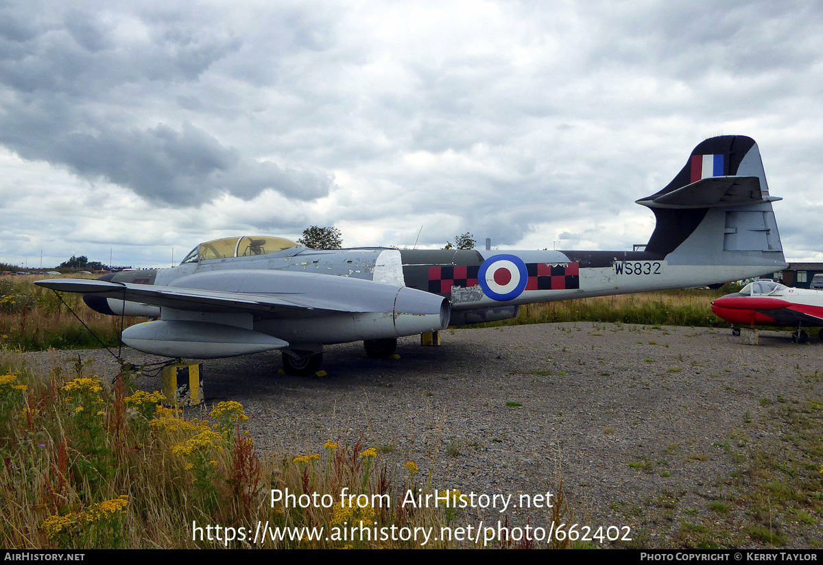 Aircraft Photo of WS832 | Gloster Meteor NF14 | UK - Air Force | AirHistory.net #662402