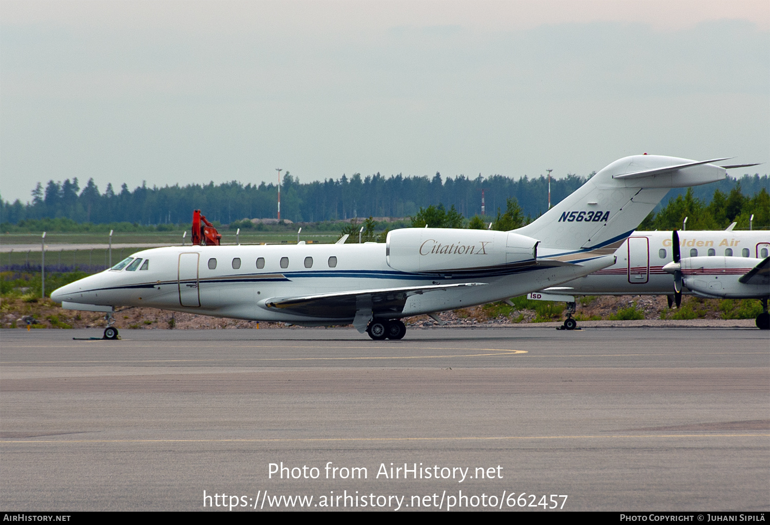 Aircraft Photo of N563BA | Cessna 750 Citation X | AirHistory.net #662457