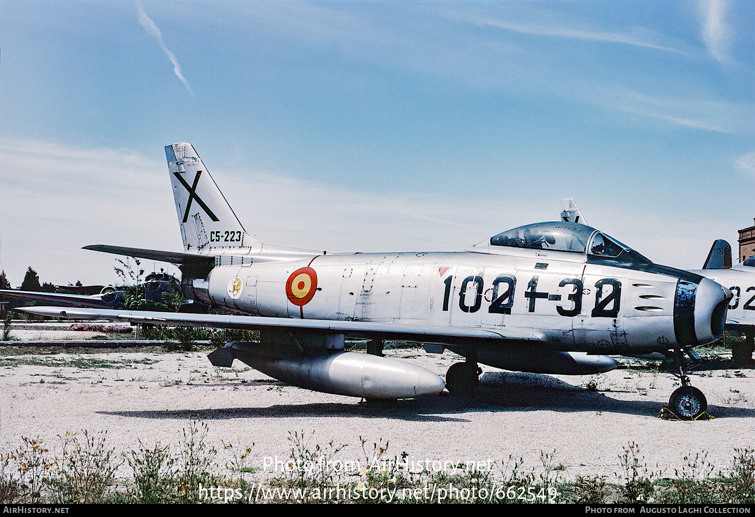 Aircraft Photo of C5-223 | North American F-86F Sabre | Spain - Air Force | AirHistory.net #662549