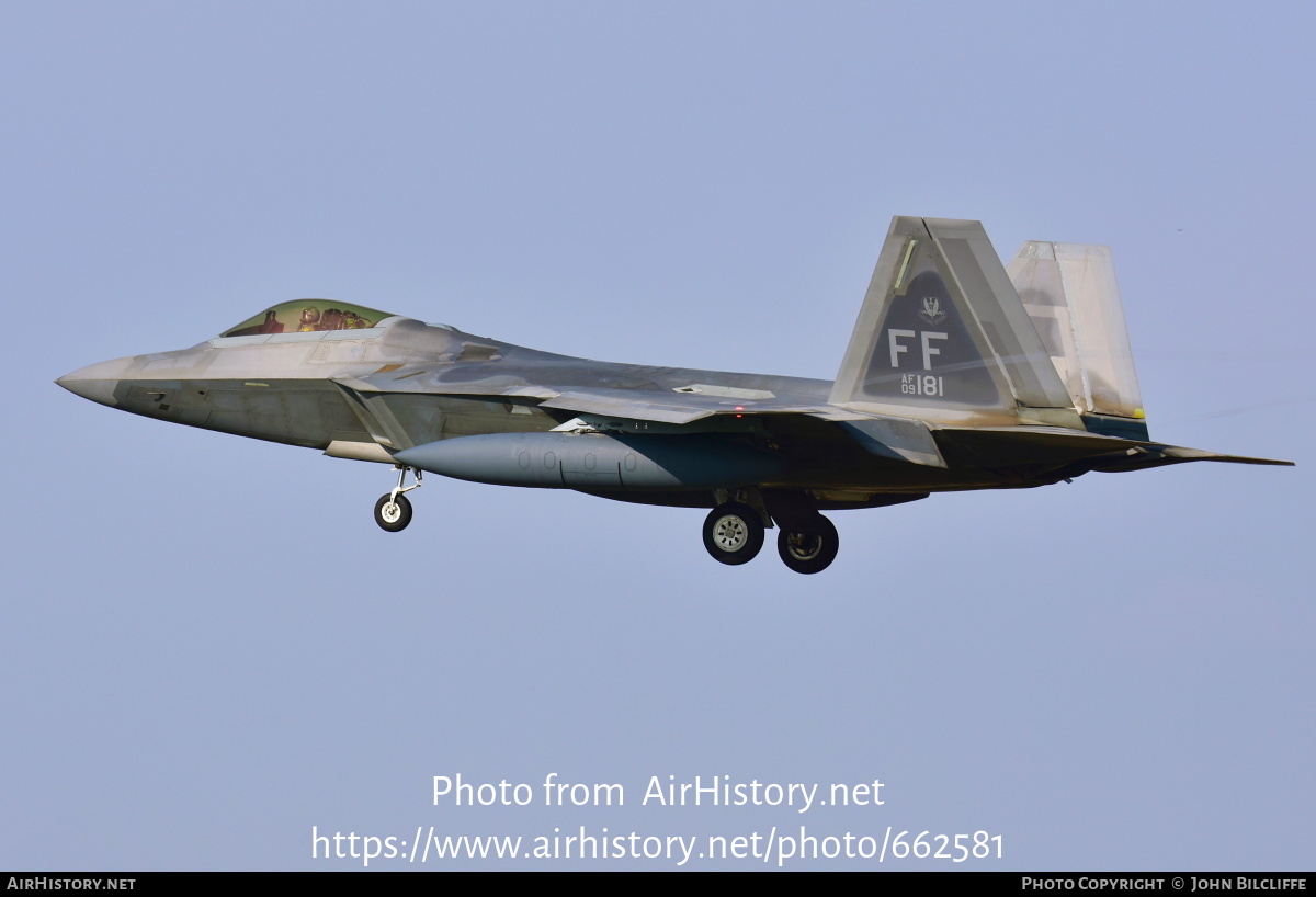 Aircraft Photo of 09-4181 | Lockheed Martin F-22A Raptor | USA - Air Force | AirHistory.net #662581