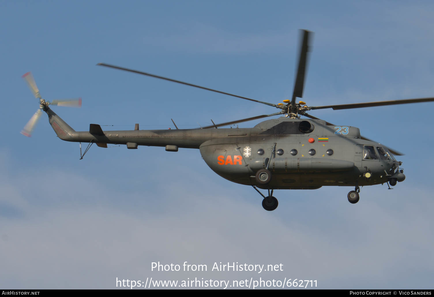 Aircraft Photo of 23 | Mil Mi-8T | Lithuania - Air Force | AirHistory.net #662711