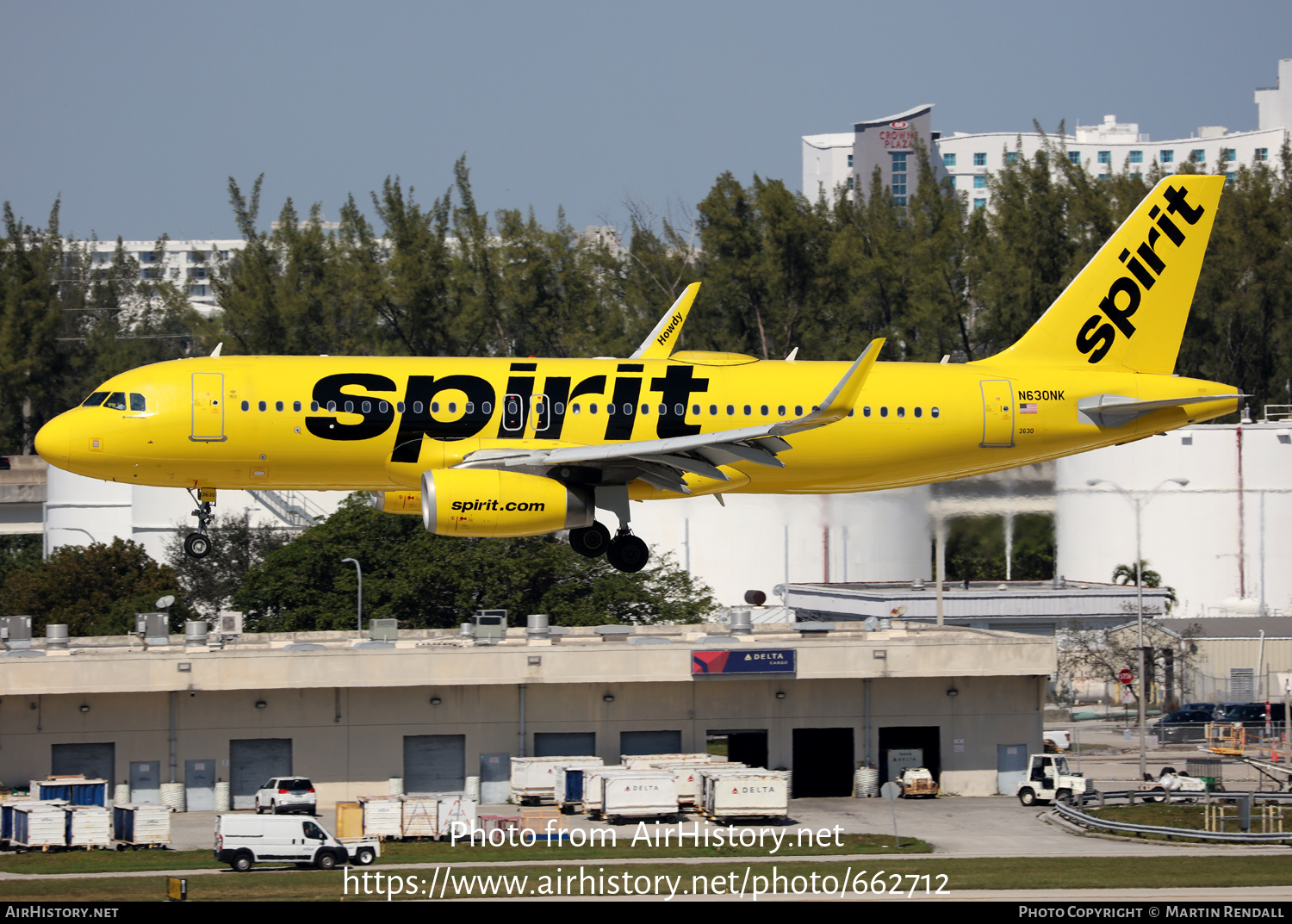 Aircraft Photo of N630NK | Airbus A320-232 | Spirit Airlines | AirHistory.net #662712