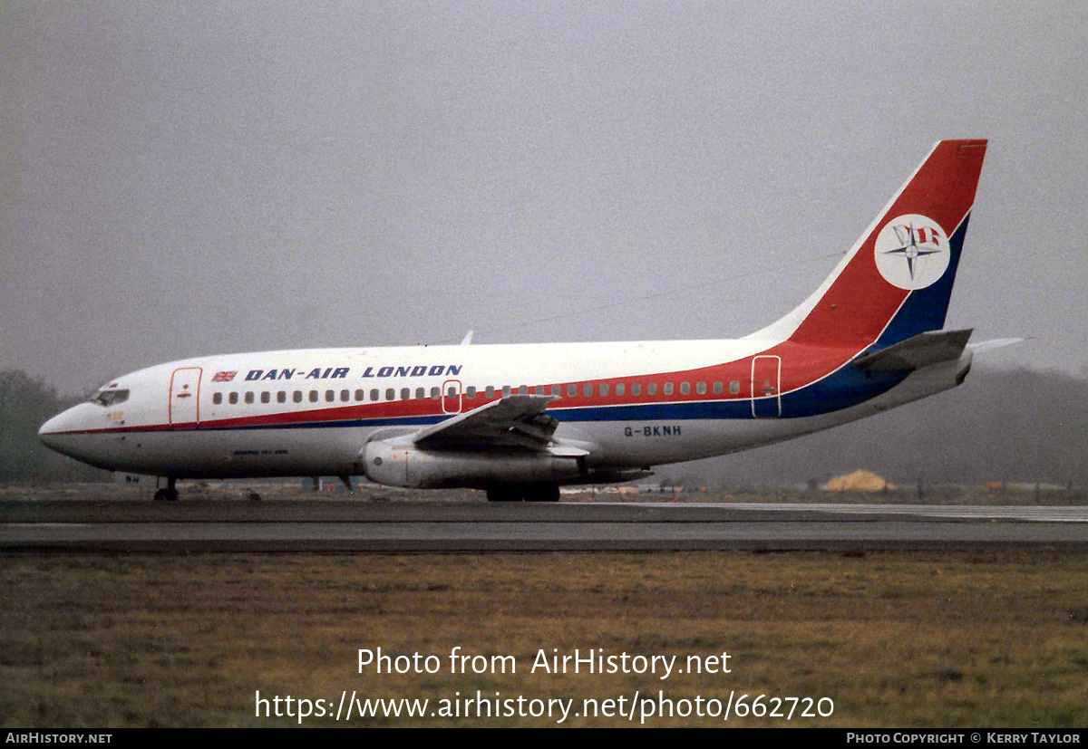 Aircraft Photo of G-BKNH | Boeing 737-210/Adv | Dan-Air London | AirHistory.net #662720