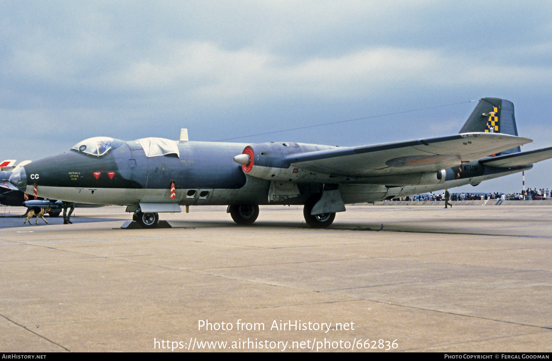 Aircraft Photo of WT509 | English Electric Canberra PR7 | UK - Air Force | AirHistory.net #662836