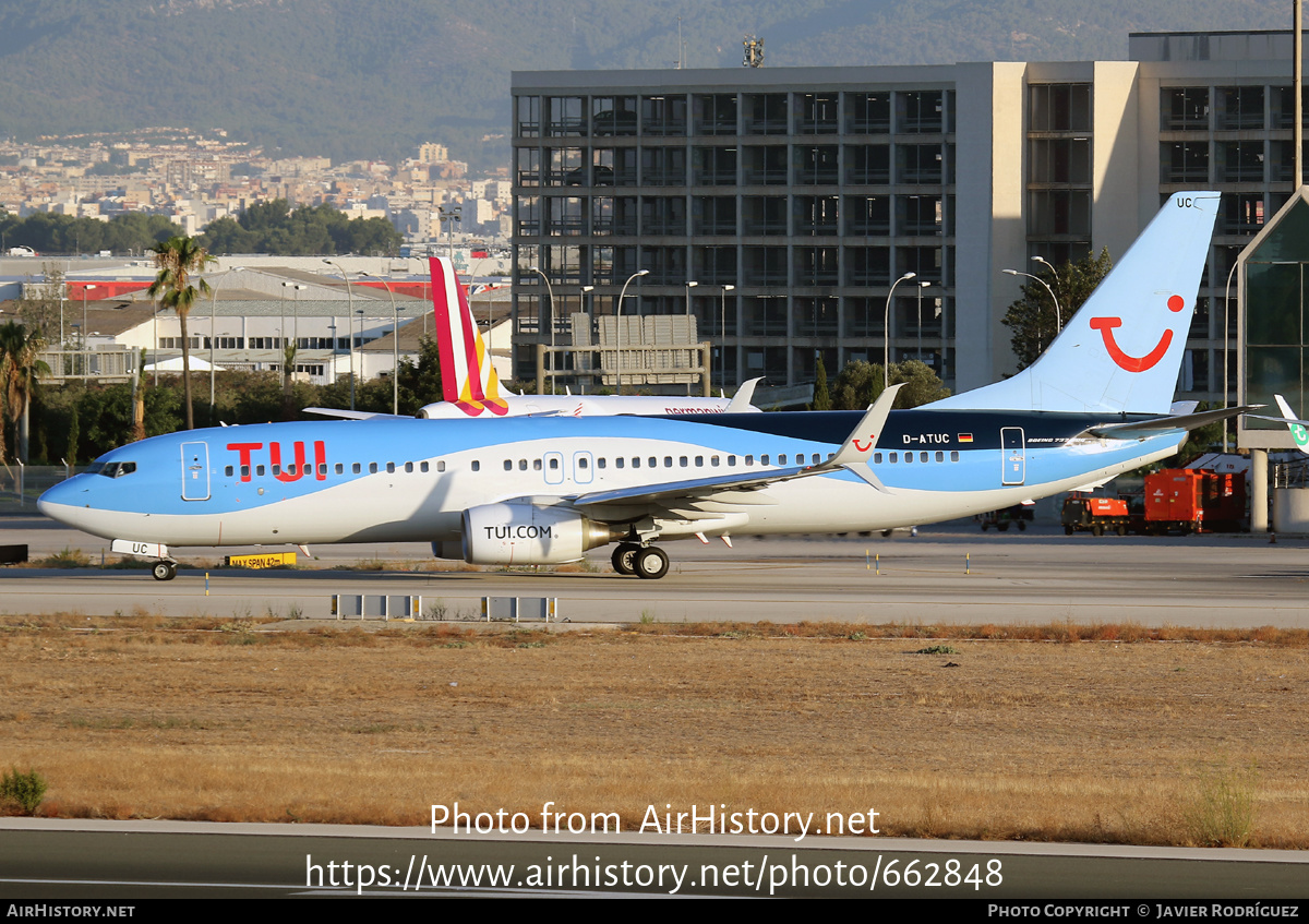 Aircraft Photo of D-ATUC | Boeing 737-8K5 | TUI | AirHistory.net #662848