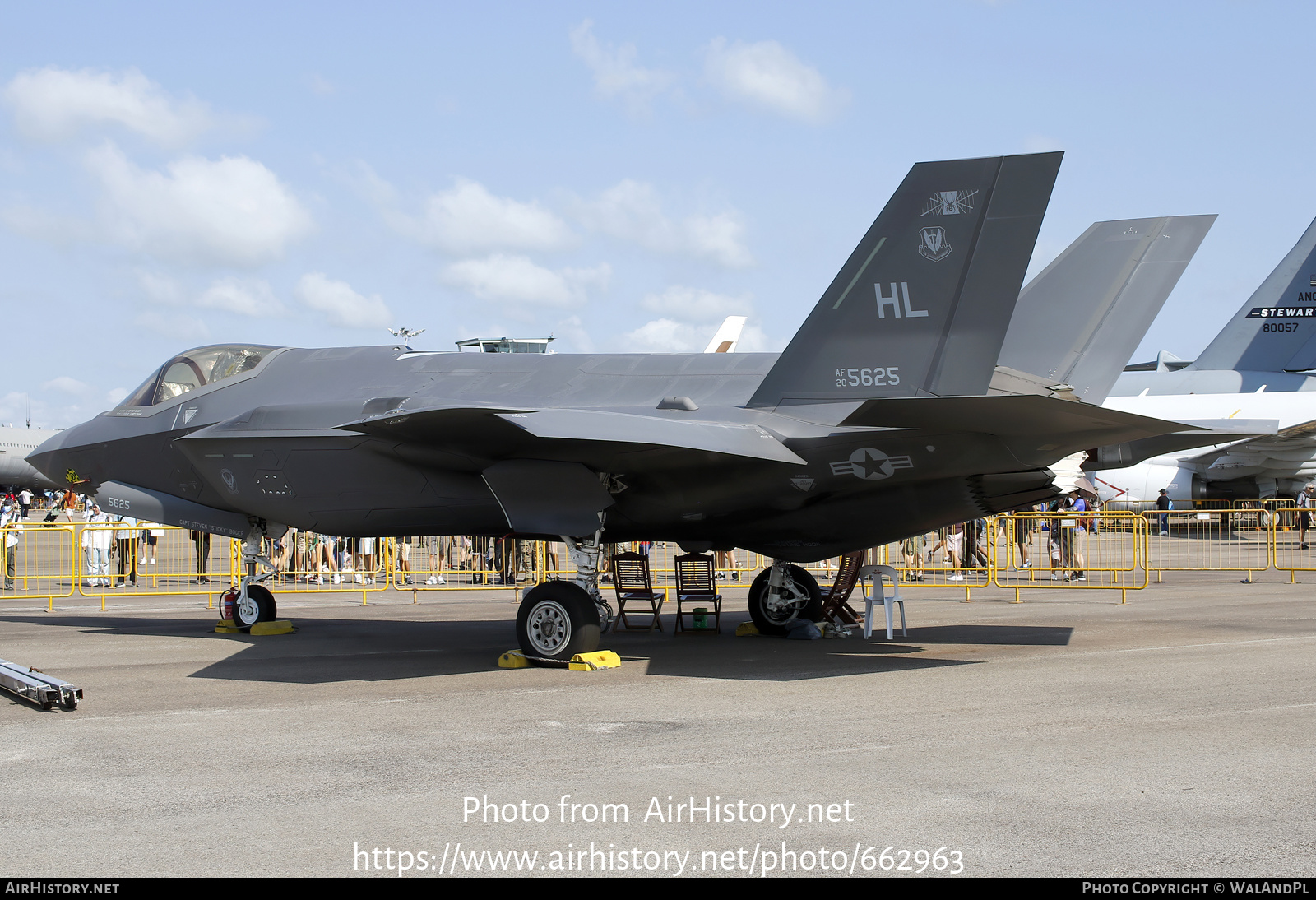 Aircraft Photo of 20-5625 | Lockheed Martin F-35A Lightning II | USA - Air Force | AirHistory.net #662963