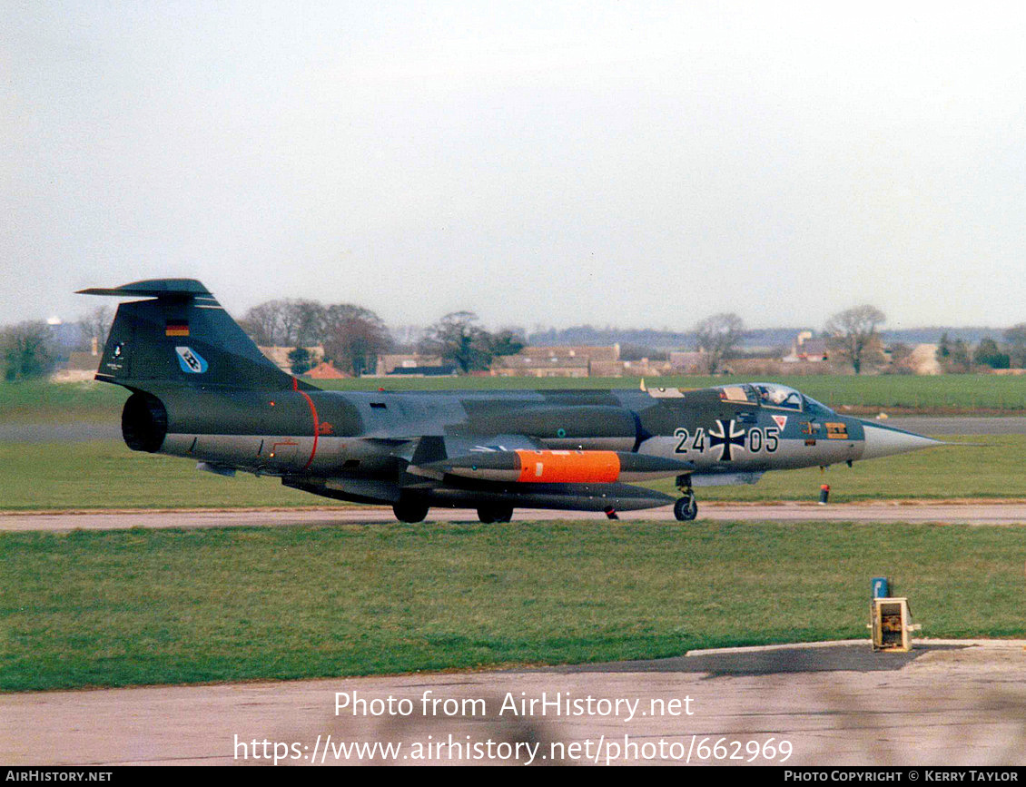 Aircraft Photo of 2405 | Lockheed RF-104G Starfighter | Germany - Air Force | AirHistory.net #662969