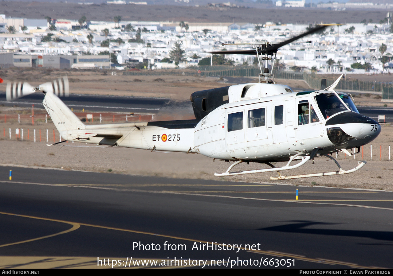Aircraft Photo of HU.18-14 | Agusta AB-212 | Spain - Army | AirHistory.net #663051