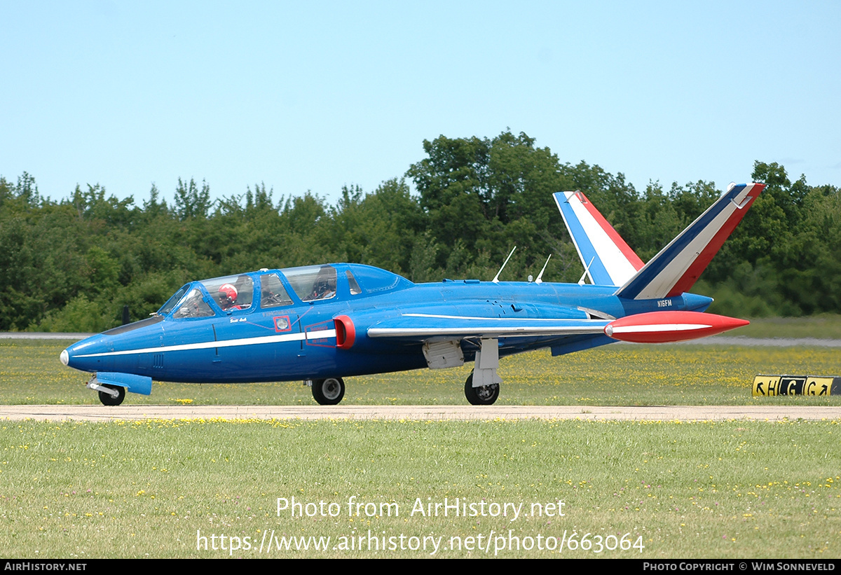 Aircraft Photo of N16FM | Fouga CM-170R Magister | France - Air Force | AirHistory.net #663064