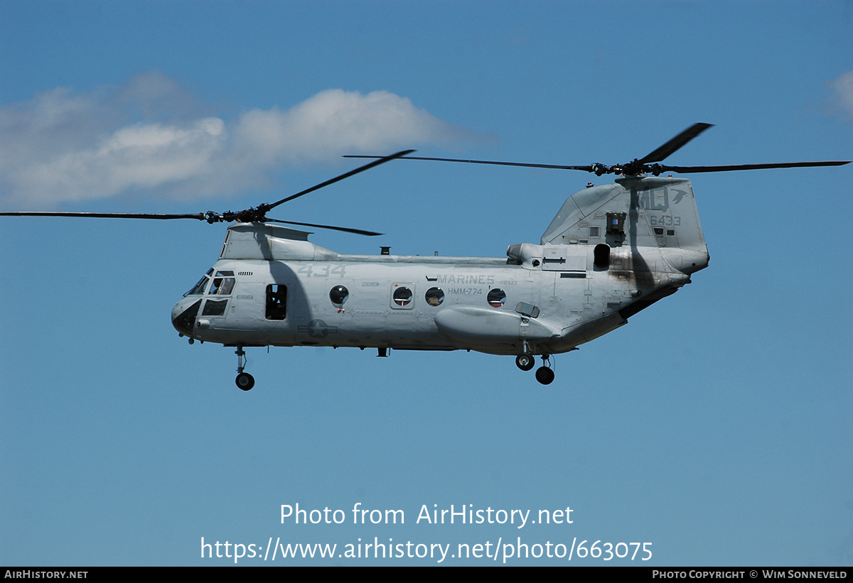 Aircraft Photo of 156433 / 6433 | Boeing Vertol CH-46D Sea Knight | USA - Marines | AirHistory.net #663075