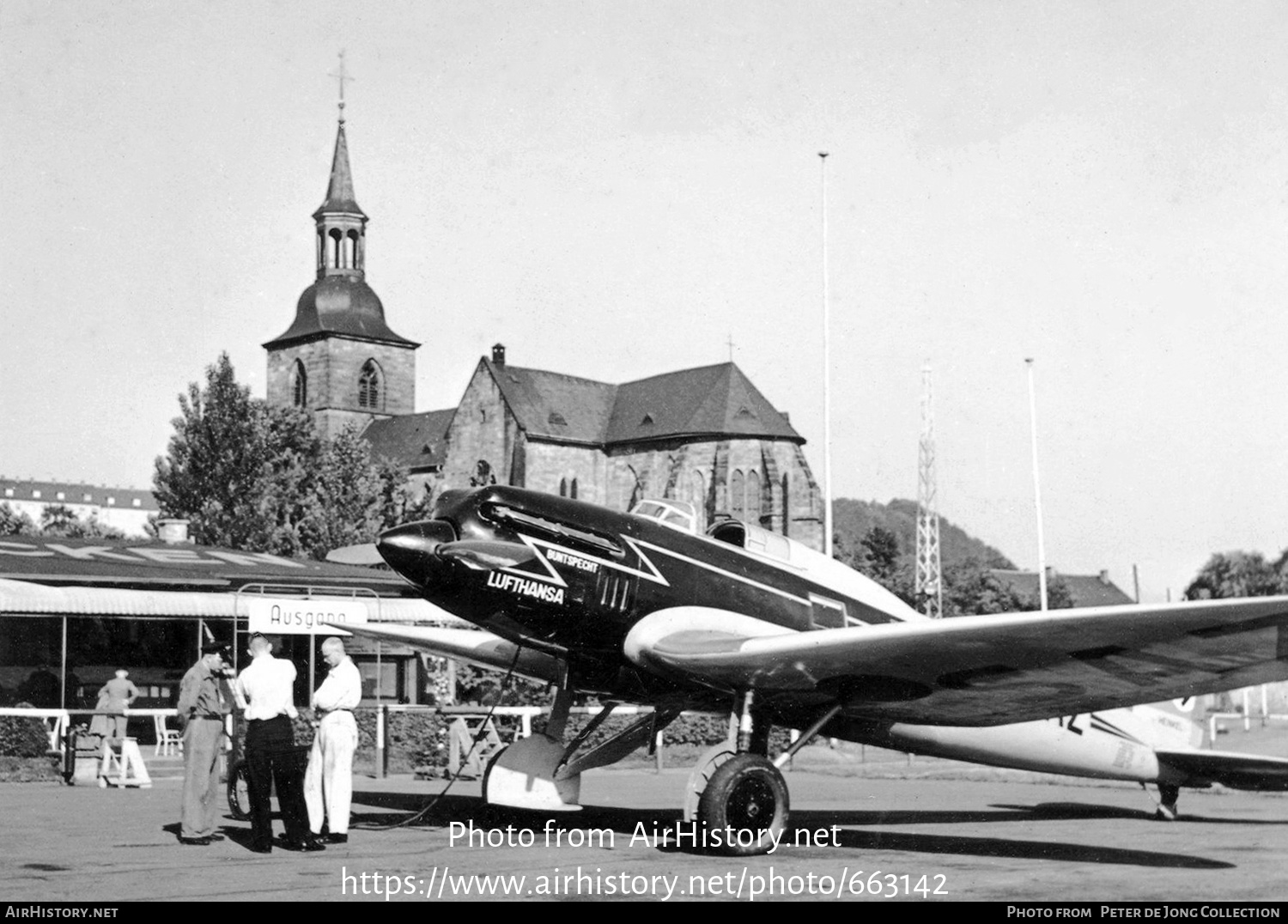 Aircraft Photo of D-USAZ | Heinkel He 70G-1 | Deutsche Luft Hansa | AirHistory.net #663142