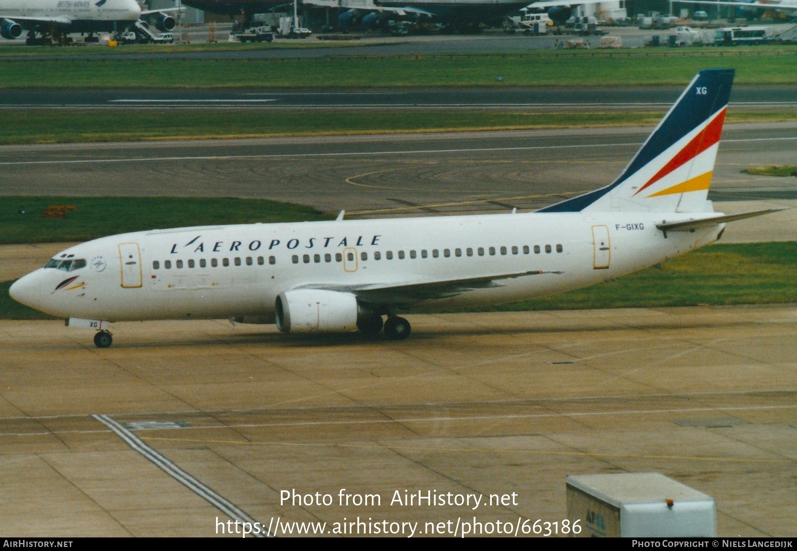 Aircraft Photo of F-GIXG | Boeing 737-382(QC) | L'Aeropostale | AirHistory.net #663186