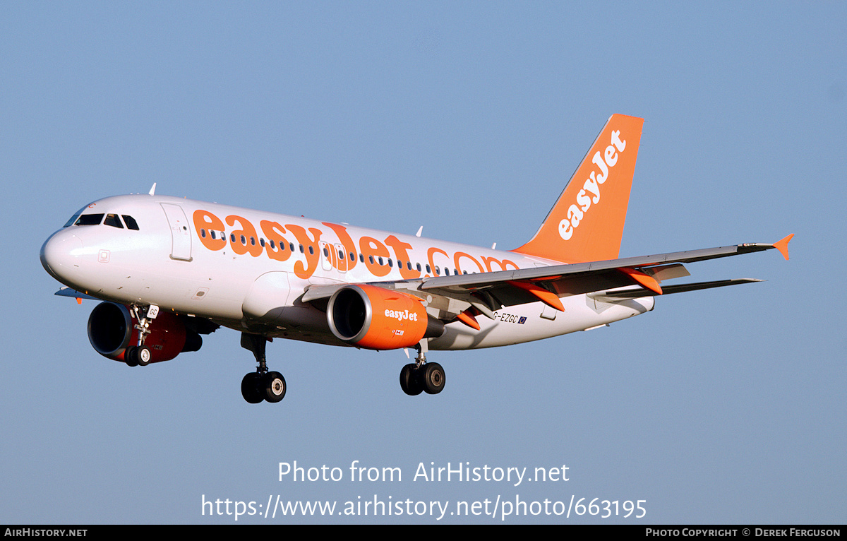 Aircraft Photo of G-EZGC | Airbus A319-111 | EasyJet | AirHistory.net #663195