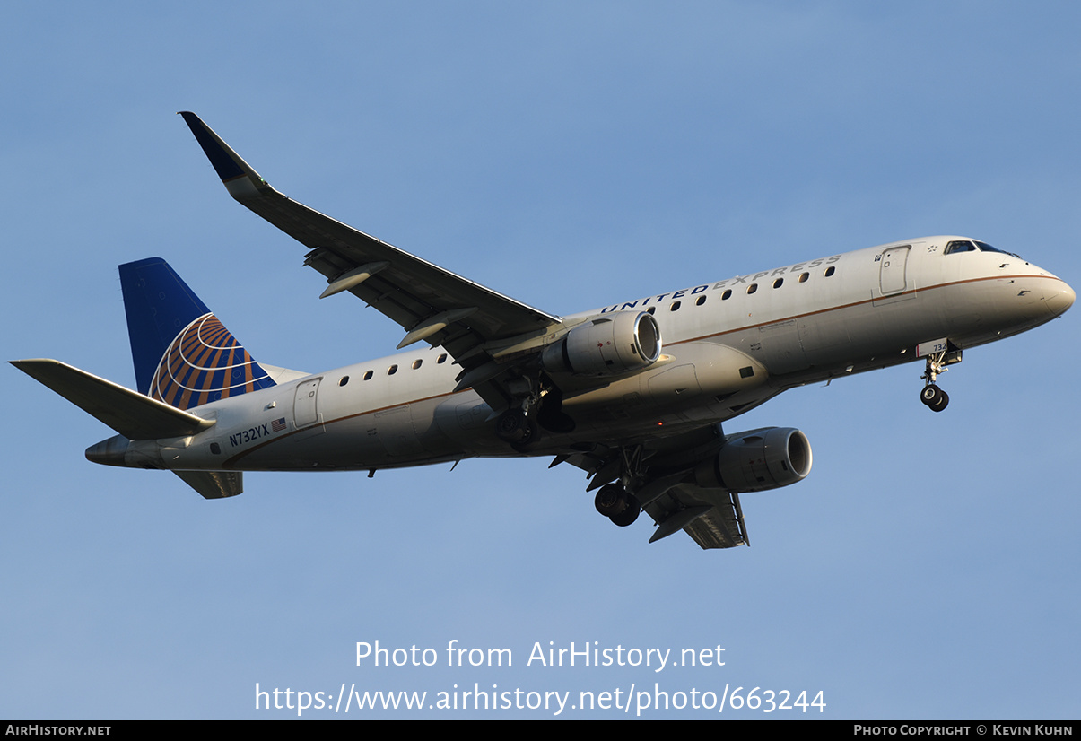 Aircraft Photo of N732YX | Embraer ERJ-175SC (ERJ-170-200SC) | United ...