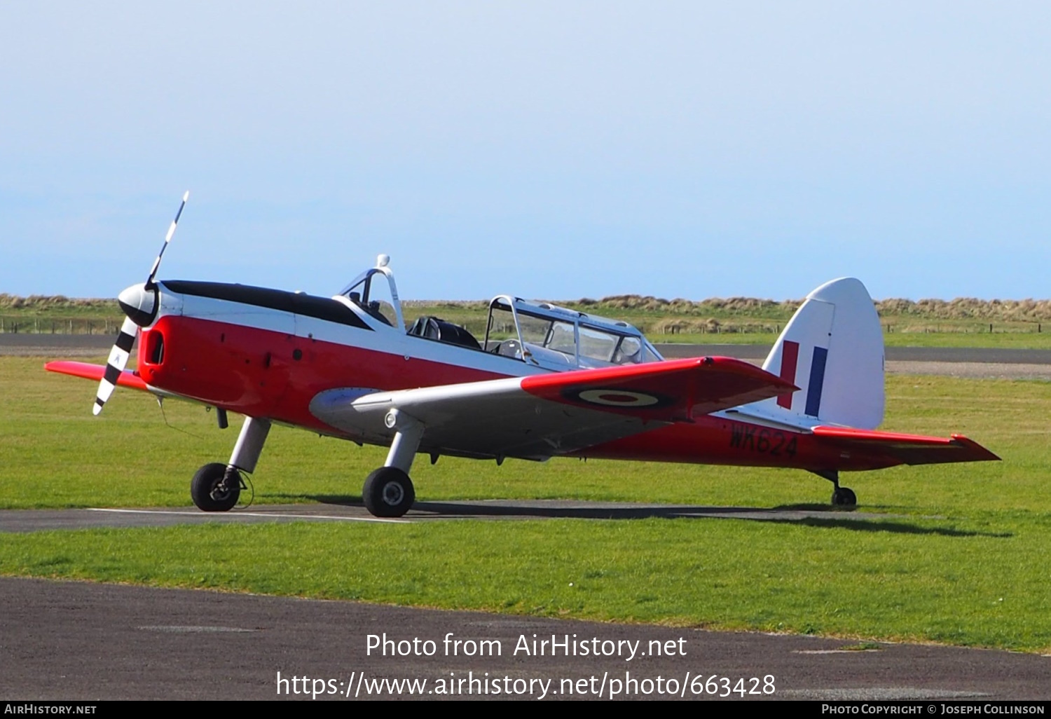 Aircraft Photo of G-BWHI / WK624 | De Havilland Canada DHC-1 Chipmunk Mk22 | UK - Air Force | AirHistory.net #663428