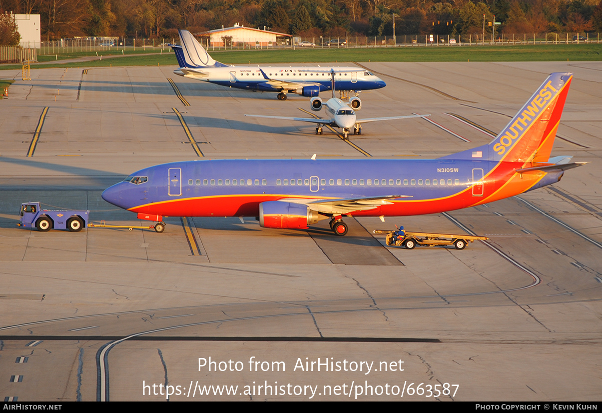 Aircraft Photo of N310SW | Boeing 737-3H4 | Southwest Airlines | AirHistory.net #663587