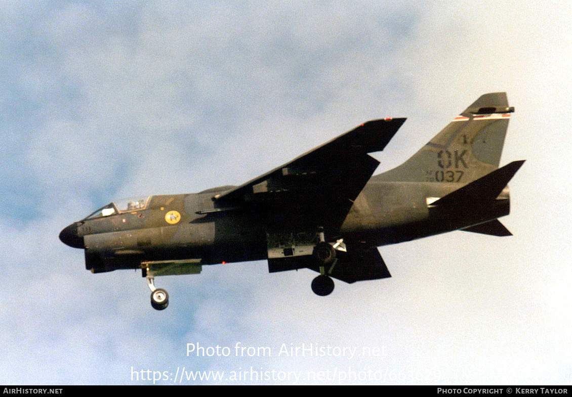 Aircraft Photo of 70-1037 / AF70-037 | LTV A-7D Corsair II | USA - Air Force | AirHistory.net #663629