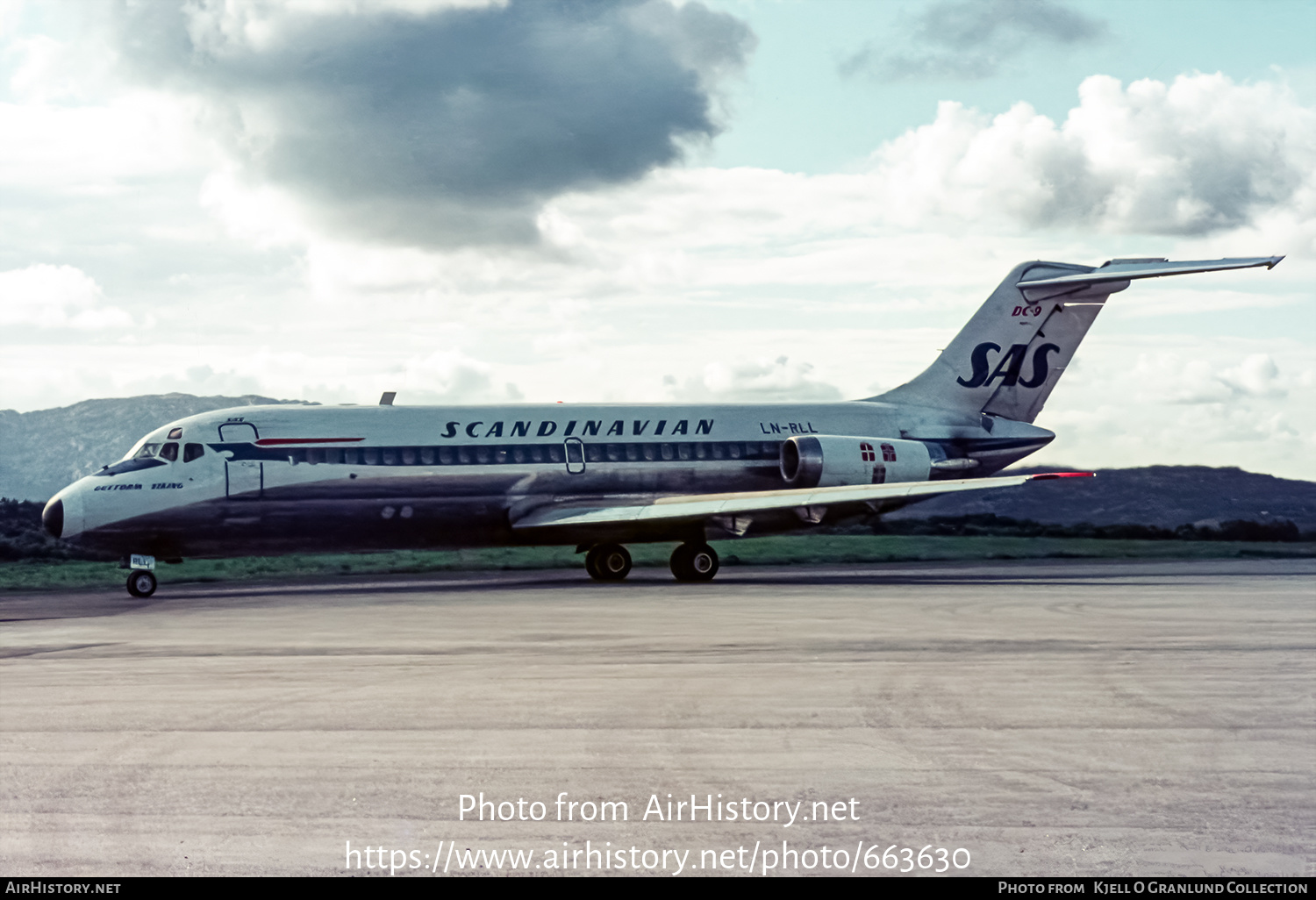 Aircraft Photo of LN-RLL | McDonnell Douglas DC-9-21 | Scandinavian Airlines - SAS | AirHistory.net #663630