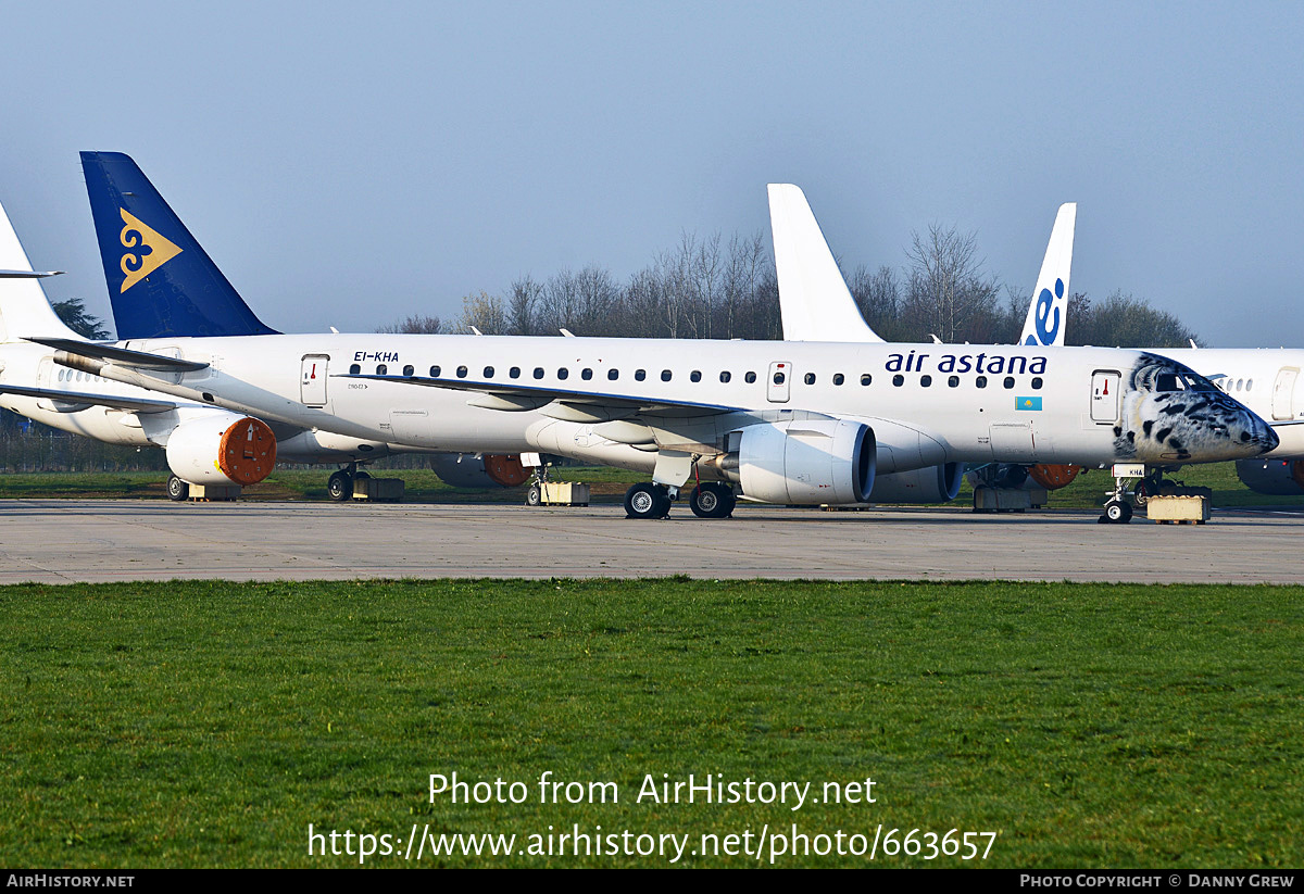 Aircraft Photo of EI-KHA | Embraer 190-E2 (ERJ-190-300) | Air Astana | AirHistory.net #663657