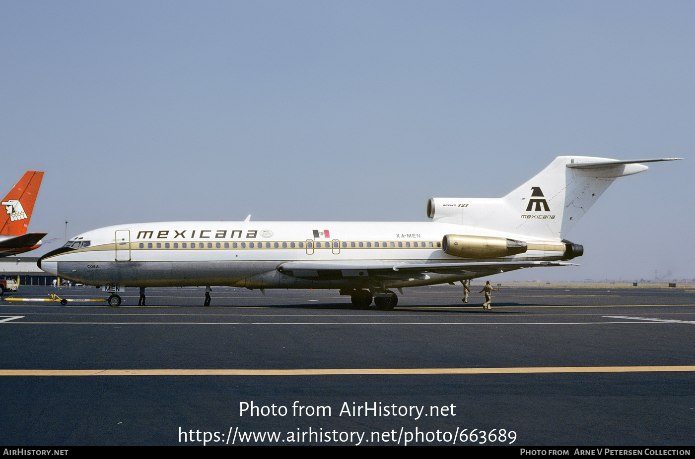 Aircraft Photo of XA-MEN | Boeing 727-51 | Mexicana | AirHistory.net #663689