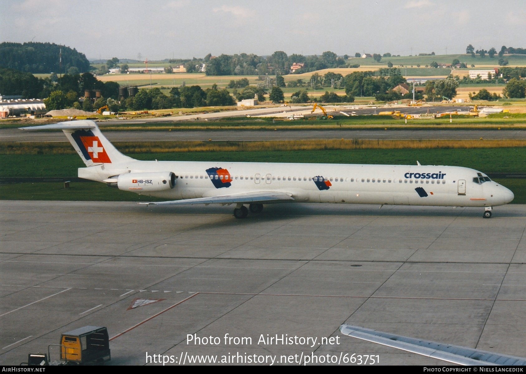 Aircraft Photo of HB-ISZ | McDonnell Douglas MD-83 (DC-9-83) | Crossair | AirHistory.net #663751