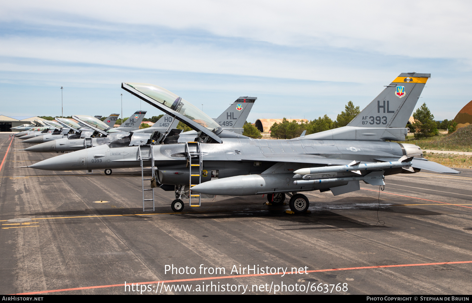 Aircraft Photo of 87-0393 / AF87-393 | General Dynamics F-16D Fighting Falcon | USA - Air Force | AirHistory.net #663768