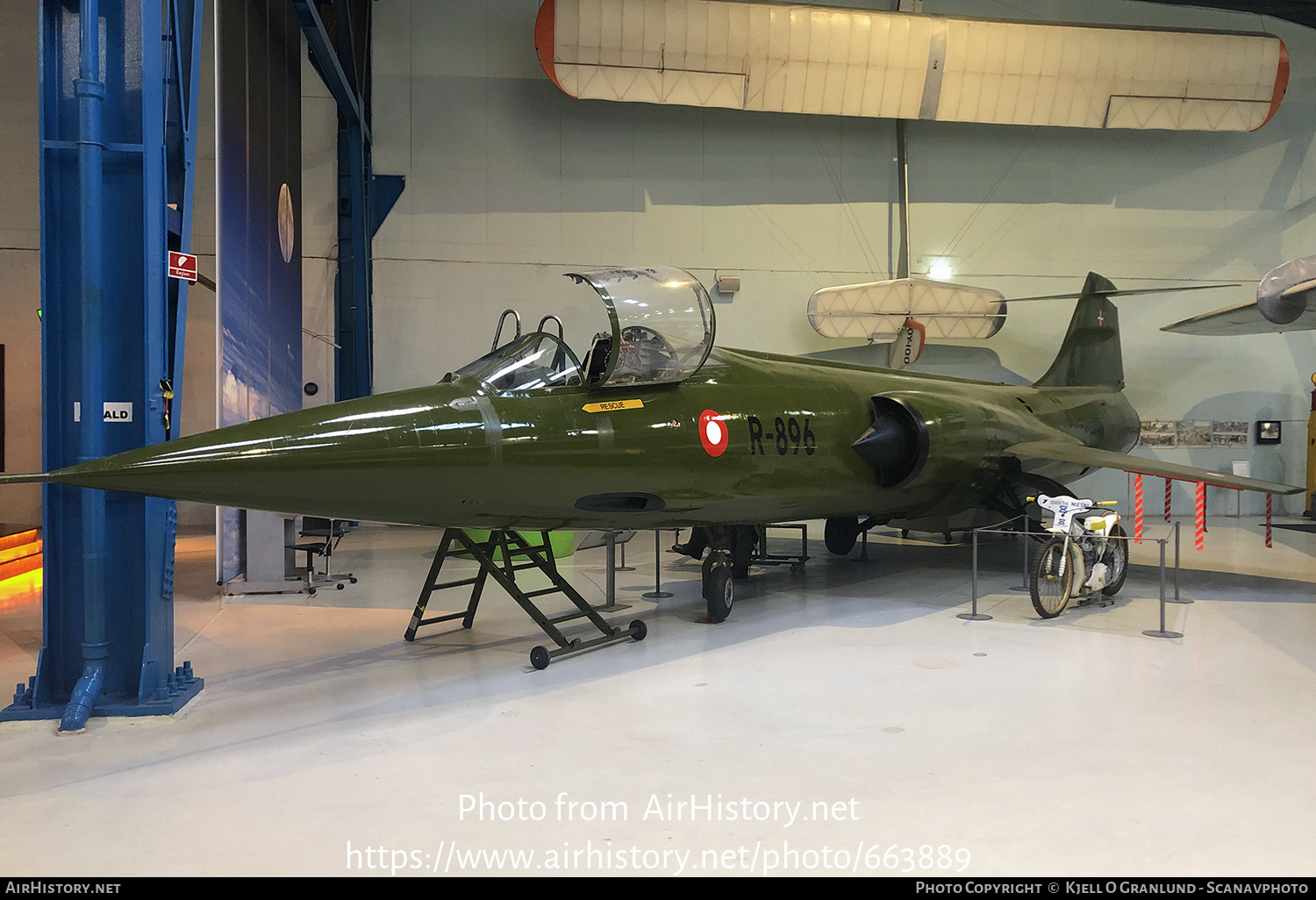 Aircraft Photo of R-896 | Lockheed CF-104 Starfighter | Denmark - Air Force | AirHistory.net #663889