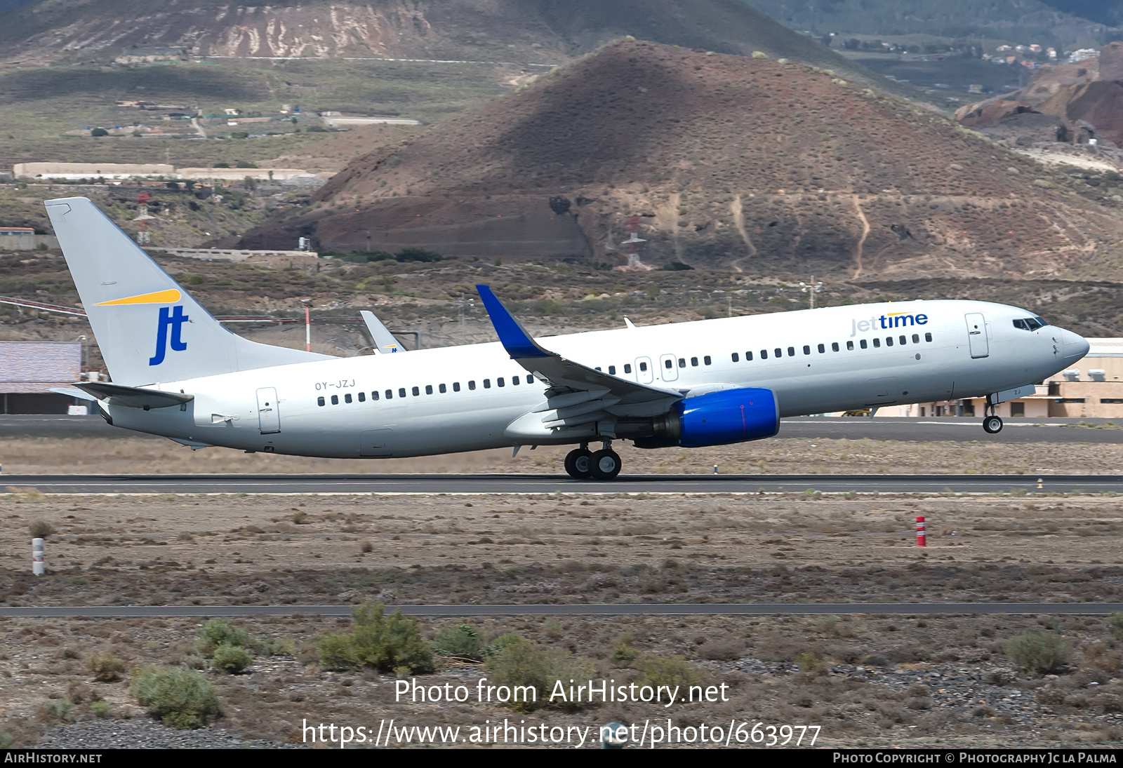 Aircraft Photo of OY-JZJ | Boeing 737-82R | Jettime | AirHistory.net #663977