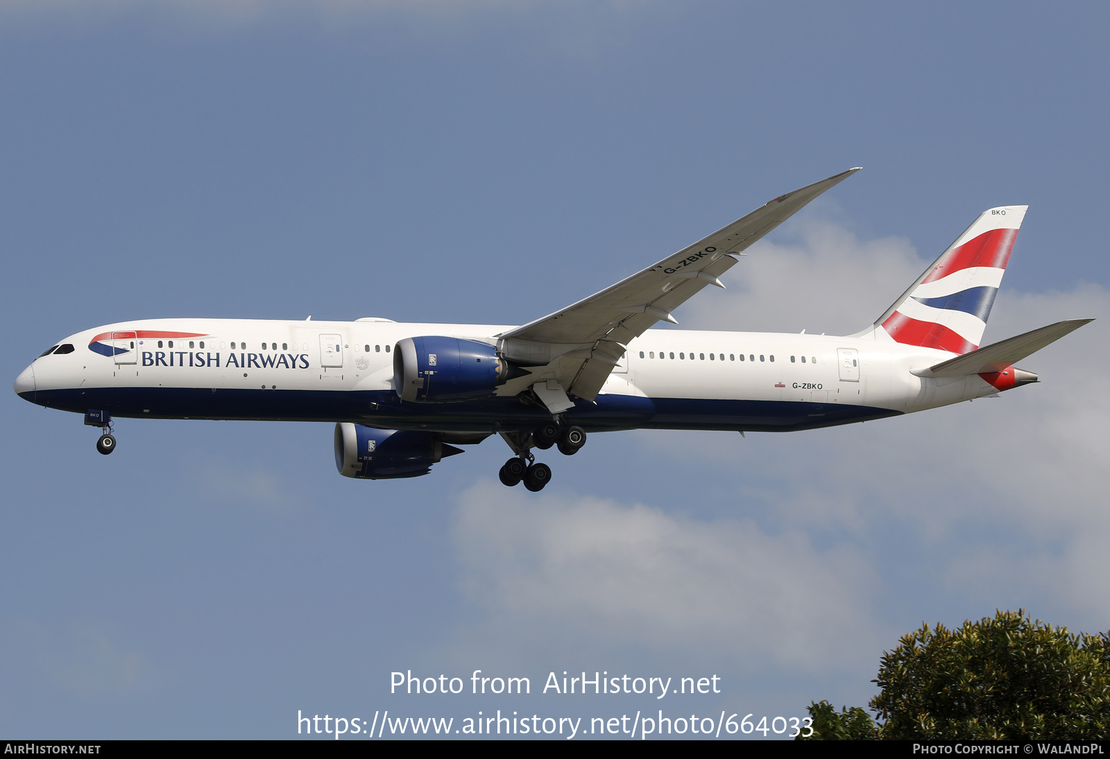 Aircraft Photo of G-ZBKO | Boeing 787-9 Dreamliner | British Airways | AirHistory.net #664033