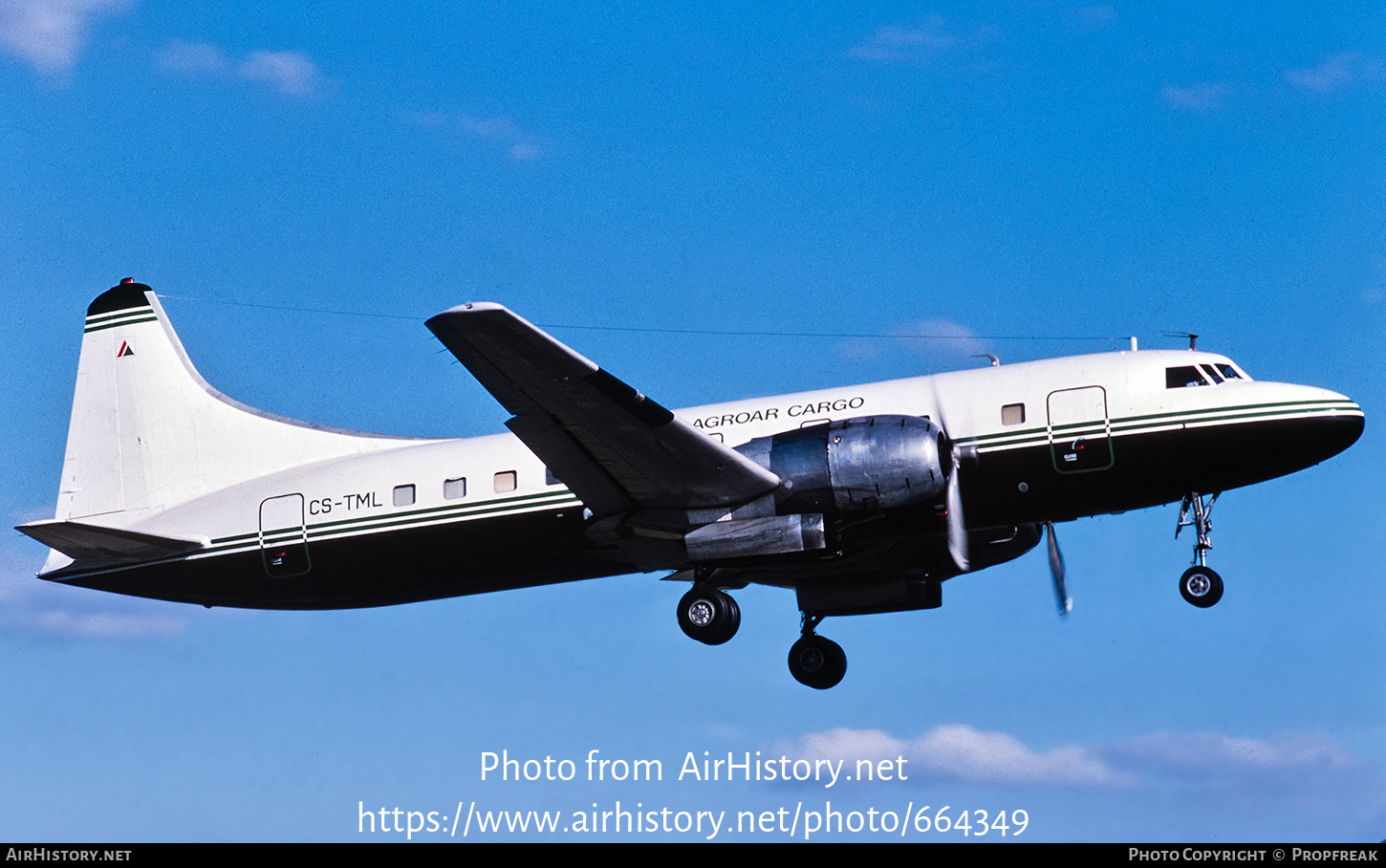 Aircraft Photo of CS-TML | Convair 440(F) Metropolitan | Agroar Cargo | AirHistory.net #664349