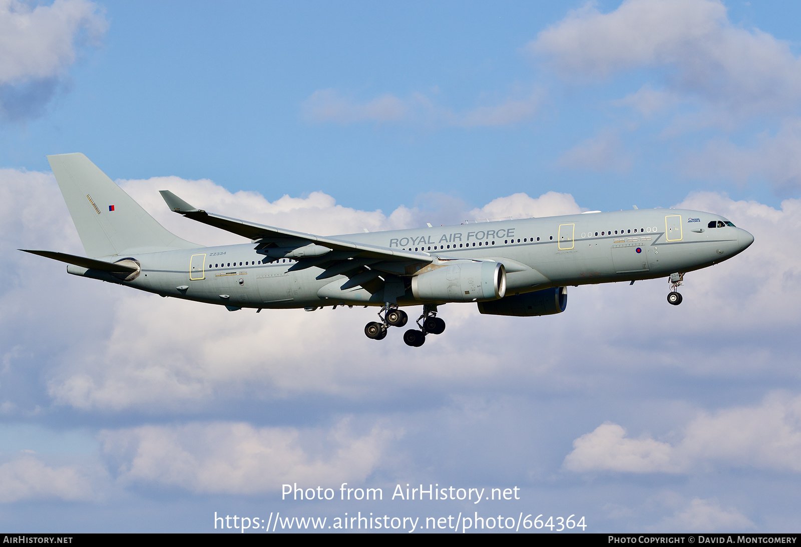 Aircraft Photo of ZZ334 | Airbus A330 Voyager KC3 (A330-243MRTT) | UK - Air Force | AirHistory.net #664364