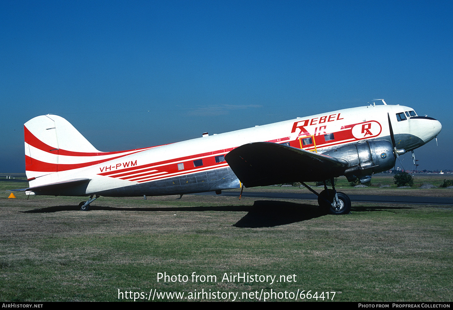 Aircraft Photo of VH-PWM | Douglas C-47A Skytrain | Rebel Air | AirHistory.net #664417