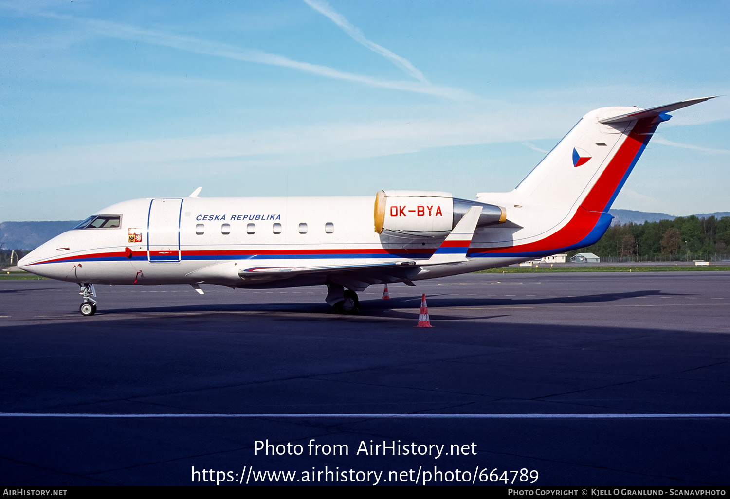 Aircraft Photo of OK-BYA | Canadair Challenger 601-3A (CL-600-2B16) | Czechia Government | AirHistory.net #664789