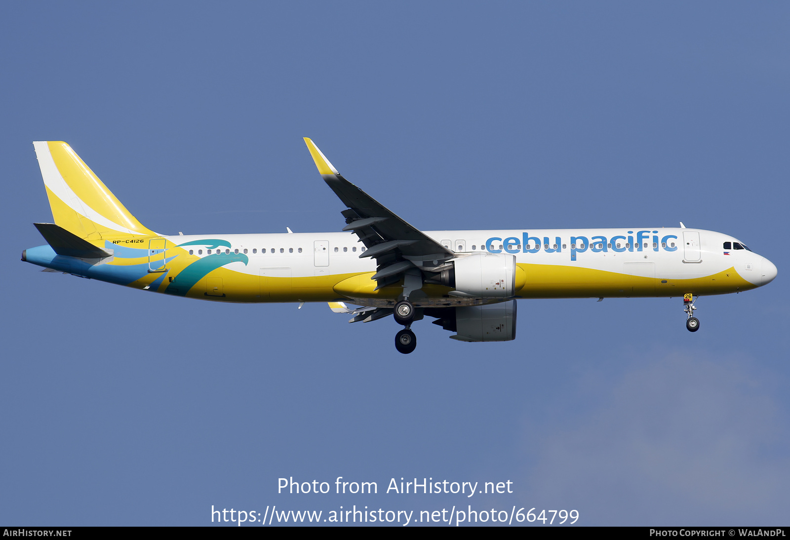 Aircraft Photo of RP-C4126 | Airbus A321-271NX | Cebu Pacific Air | AirHistory.net #664799