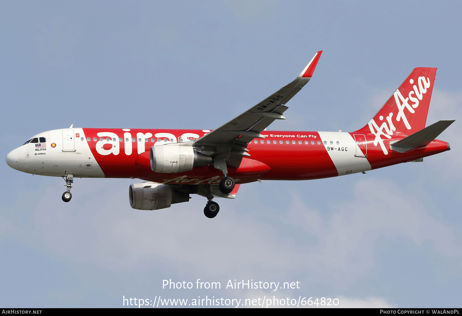 Aircraft Photo of 9M-AGC | Airbus A320-216 | AirAsia | AirHistory.net #664820