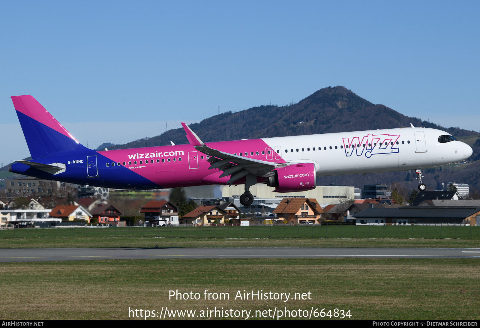 Aircraft Photo of G-WUNC | Airbus A321-271NX | Wizz Air | AirHistory.net #664834