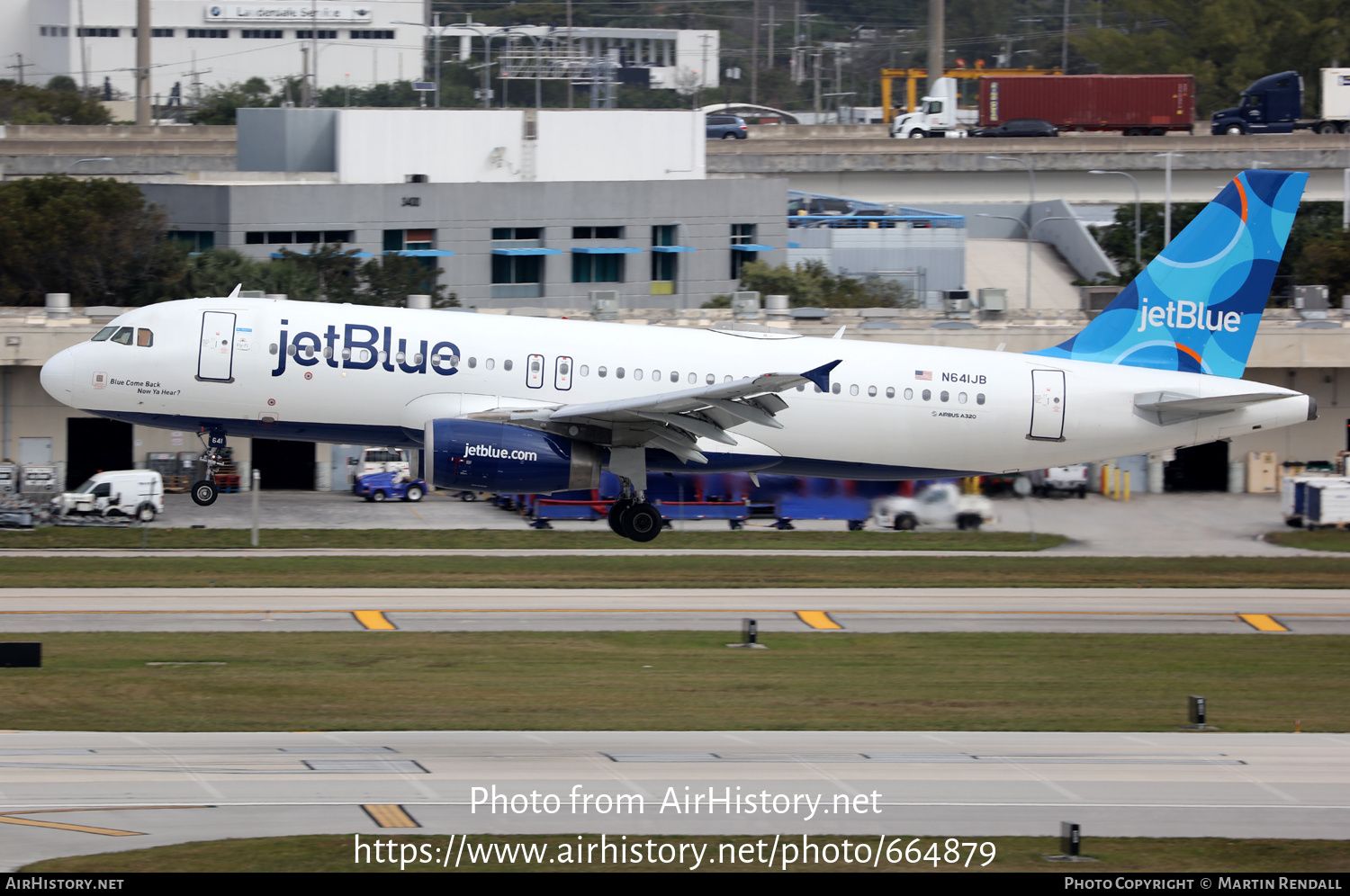 Aircraft Photo of N641JB | Airbus A320-232 | JetBlue Airways | AirHistory.net #664879