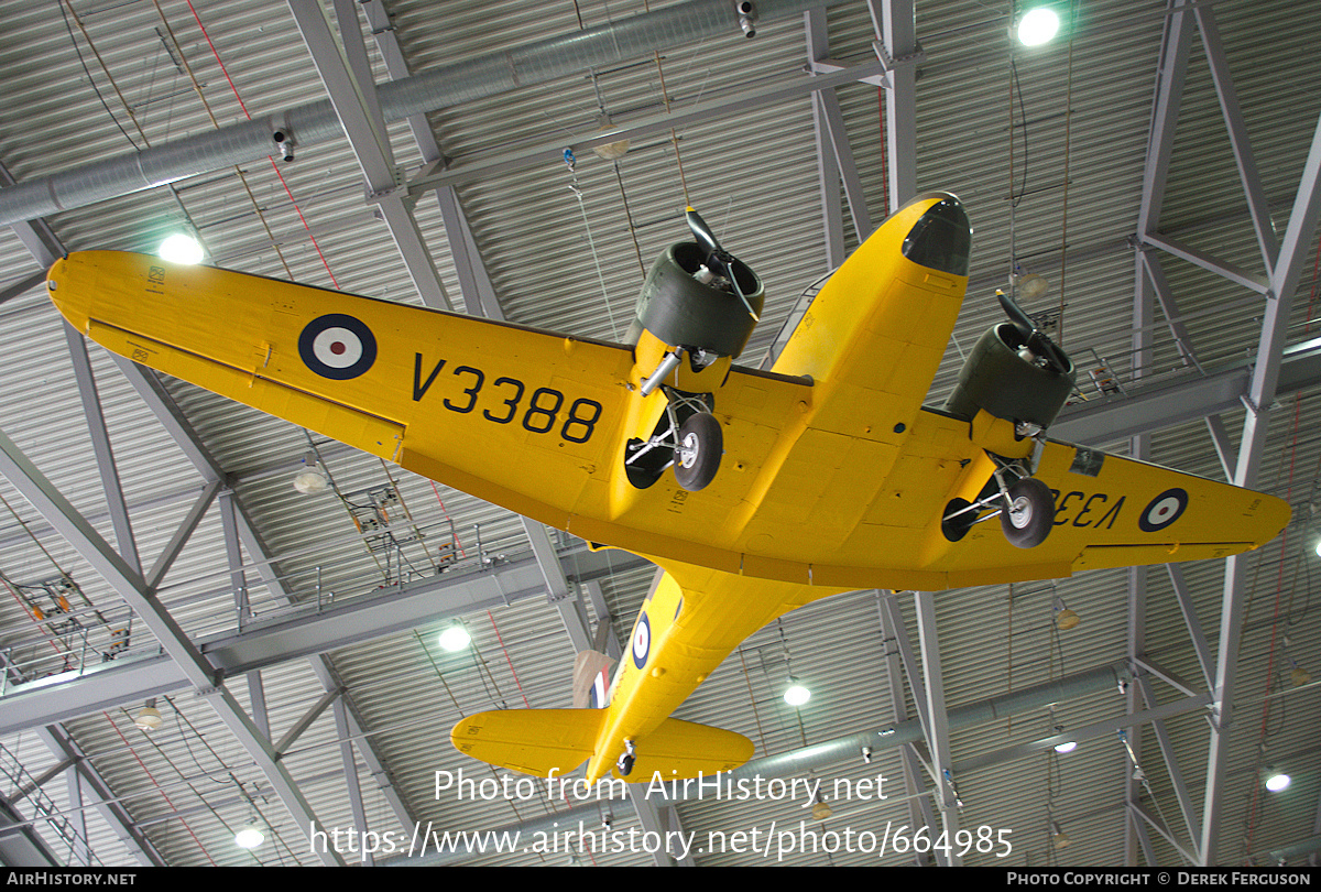 Aircraft Photo of V3388 | Airspeed AS-10 Oxford I | UK - Air Force | AirHistory.net #664985