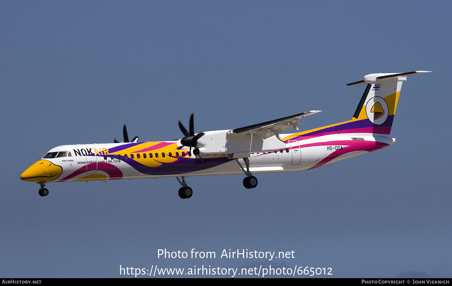 Aircraft Photo of HS-DQA | Bombardier DHC-8-402 Dash 8 | Nok Air | AirHistory.net #665012