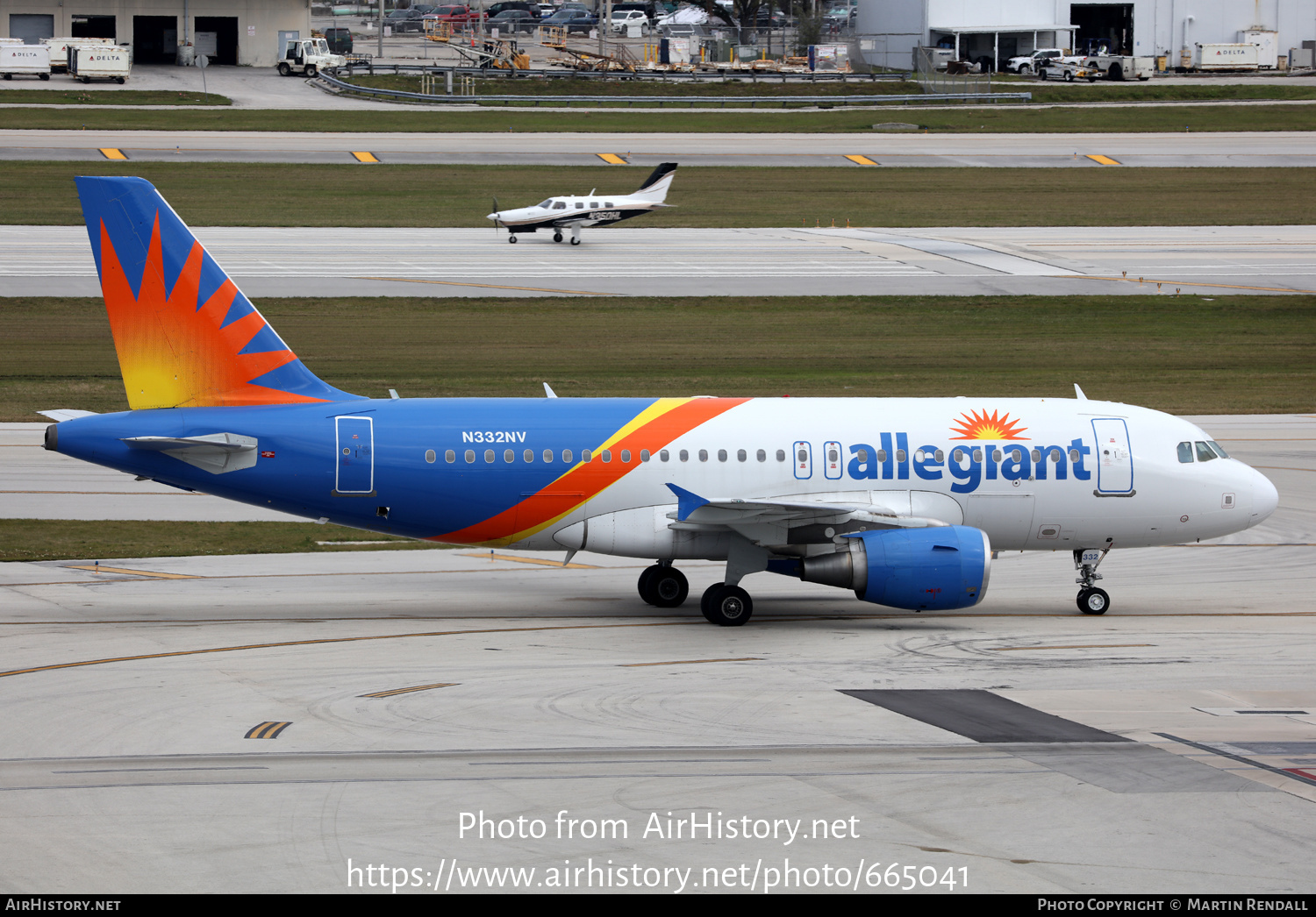 Aircraft Photo of N332NV | Airbus A319-111 | Allegiant Air | AirHistory.net #665041